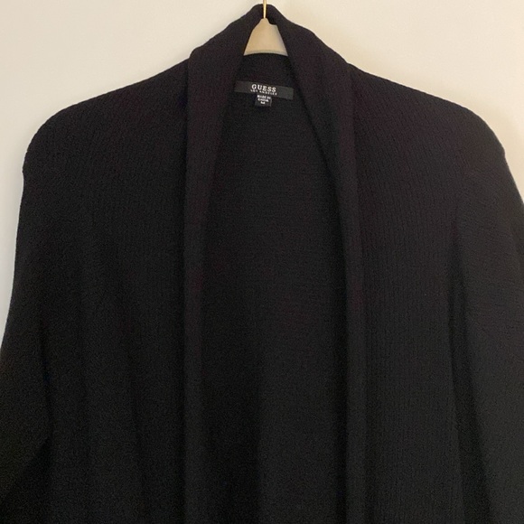 Guess sweater, scarf like front, lace up detail on back. Size Medium - Picture 2 of 12